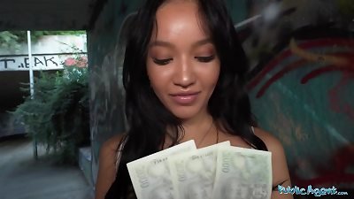 Public Agent Asia Vargas is the perfectly formed innate looking model to plumb