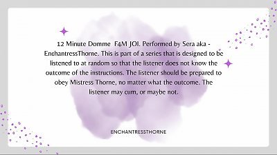 F4M female domination JOI-Denial 7of12