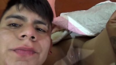 A drunk man drenches up a groaning chubby lady who wouldn't let him but he concludes up enjoying it ...