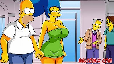 The hottest milf in town! The Simptoons, Simpsons hentai