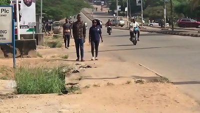 Somewhere in the West, Nigeria, met And nailed A Stranger While Taking A Walk