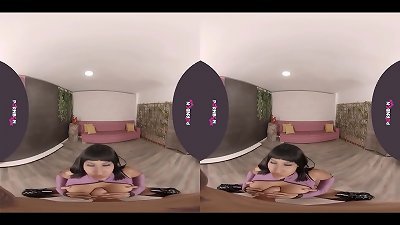 PORNBCN VR 4K | Mileena from Mortal Kombat has restricted you back and she only wants 1 thing to be her toy, are you willing to let her play with you? Venus Afrodita cosplay in virtual reality fresh episode