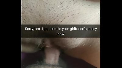 Your college gf not so harmless and soon some stud cumming in her pussy! - hotwife Captions - white Mari
