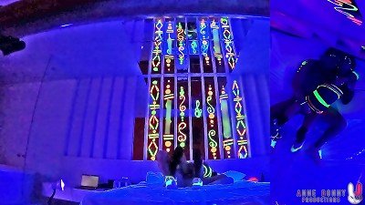 Neon Rave queen Anne Bonny Takes hard Glowing schlong