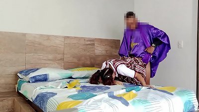 college PRIEST CAUGHT poking A schoolgirl