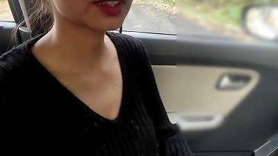 Desisaarabhabhi - Blackmailing and fuckin' my gf outdoor risky public orgy with ex beau molten super-sexy ex gf ki chudai in Car