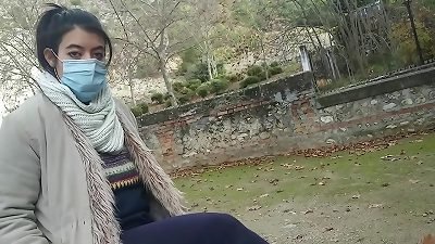 OUTDOOR blowjob IN THE PARK NEAR NEIGHTBOORS