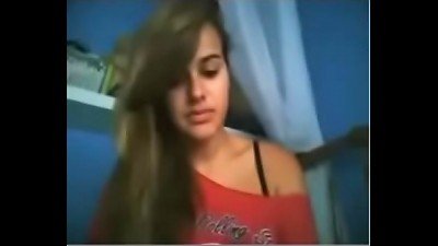 cute Indian teenage making nude flick