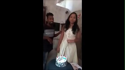 Indian couples hardcore birthday party (part:1)