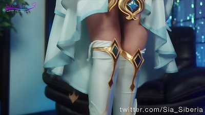 Genshin: Lumine inspecting sex world