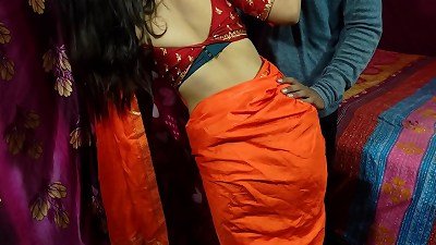 ultra-cute Saree Bhabhi Gets kinky With Her Devar For harsh firm ass fucking romp After Ice massage