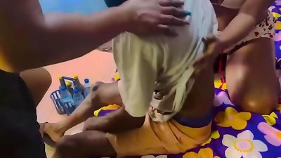 Me And My step sis Took Advantage And smash The hostel worker When He Brought The guzzles We Bought