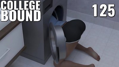 college trussed #125 &bull; look who got stuck in the washing machine!