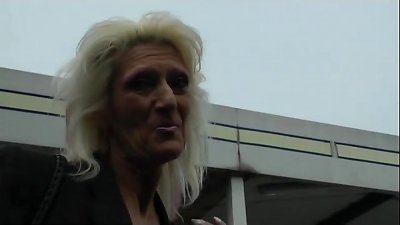 A grandma demonstrates off