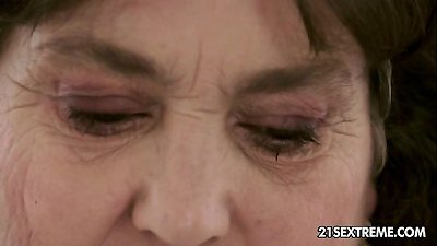 Candy Bell and Irma - aged young girl-on-girl enjoy