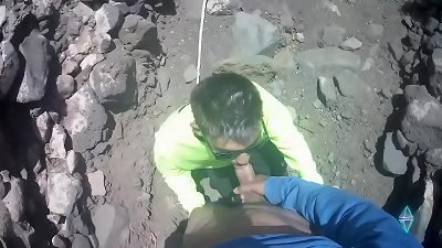 highly molten youthful tourist finds me pissing