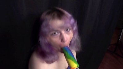 Candi Raven Plays With A chisel Pop