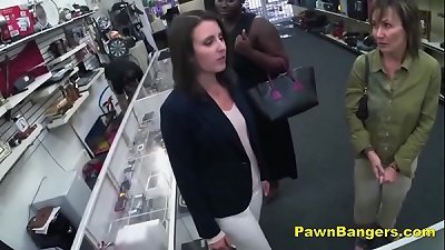Cheeky Shop owner bangs Customer's labia