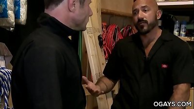 huge cocked matures pulverize at work