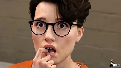 Non Binary Micky Becoming a jail slut