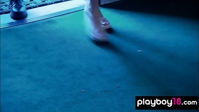 Hungarian mommy mistress Erzsebet presents smacking a huge boobed ginger-haired