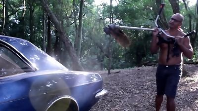 Brenda floripa took a mowing by Alex Lima on the side of the road all because Dinnigata left her alone