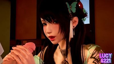 In the abandoned stairwell