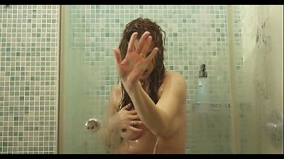 sexy cougar in the shower