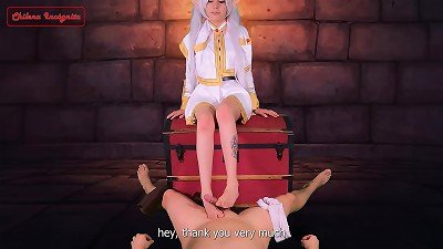 cosplay Frieren - Elfa en busca de hechizos, recluta a guerrero por su espada de SEXO - trailer