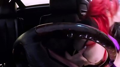 busty Cosplaying cougar Shanda Fay milks A Rock firm rod Outdoors!