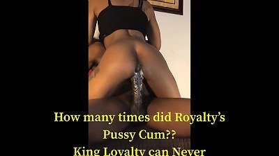 Blac creamy twat 'ROYALTY' LUVZ TO B horny WITH LOYALTY!