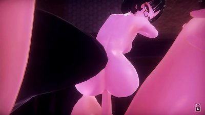 Renge H-Scene | Monster damsel Island : Prologue