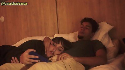 My stepsister swallows my stiffy after witnessing a video they almost discovered us FANTASIAHARDCORESEX