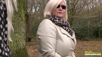 OldNannY brit elder and sapphic cuckold