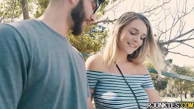 the college chick with large inborn fun bags