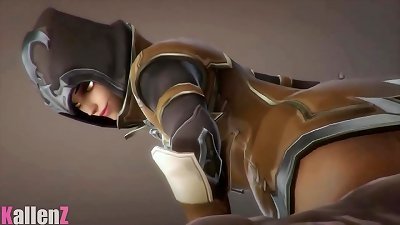 Overwatch Sombra 4 SFM & Blender 3d manga porn Compilation
