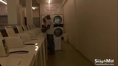 stud spotted a good-looking blonde milf