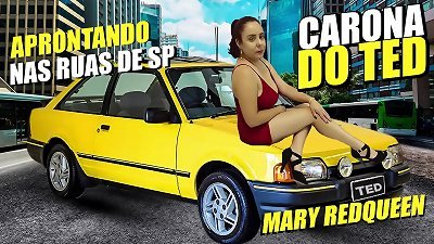 Pedestrians on the streets blow Mary RedQueen's immense tits on Ted's rail