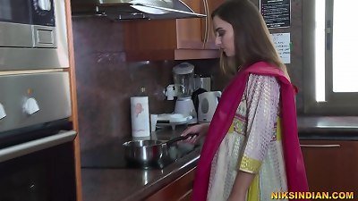 newly married Indian bhabhi disrobes her salwar and loses her purity with devar ji