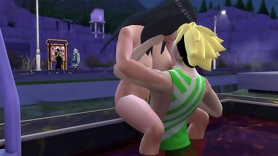 Boruto porno Cap 2 Boruto went to the pool with hinata to help her swim hinata seduces her own sonny gives him oral bang-out she ends up romping him in and out of the pool