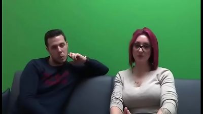 successful fellow picks up and pummels a buxomy honey he encountered in the street