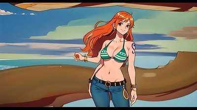AI generated Nami | one piece