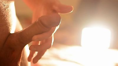 1 Finger tugging ends With a 1 Finger cum shot