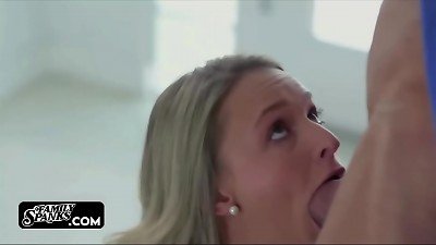 slender Stepdaughter Hunts her fabulous Stepdad's huge stiffy