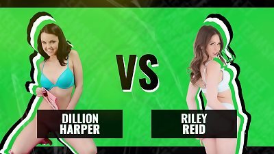 TeamSkeet - Battle Of The babes - Riley Reid vs. Dillion Harper - Who Wins The Award?