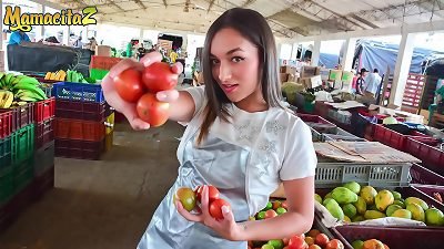 MAMACITAZ - unexperienced teen Latina Lorena Castro heads From Market To Have bang-out On webcam