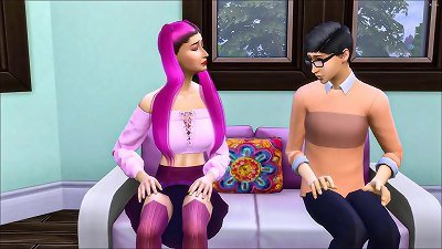 teenager dame pulverizes With Her cherry Classmate To Help Her With The examination