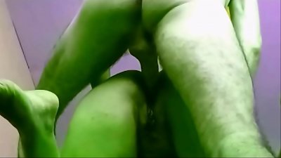 Angie married. She escapes to deliver her ass, yells and shrieks of assfuck pleasure.