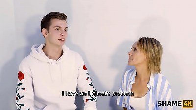 SHAME4K. aged physician agrees to glance at the men rod for medical reasons