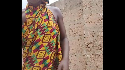 Crazybitch living as a porn star in Ghana scene 1